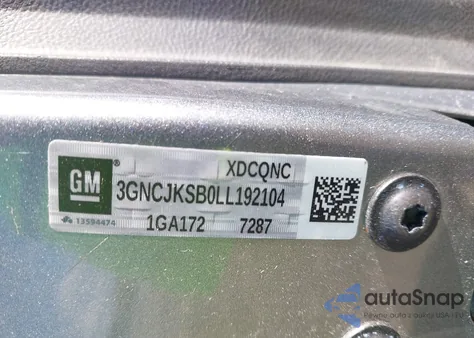 2020 Chevrolet Trax Fwd Ls from USA, damaged, VIN 3GNCJKSB0LL192104